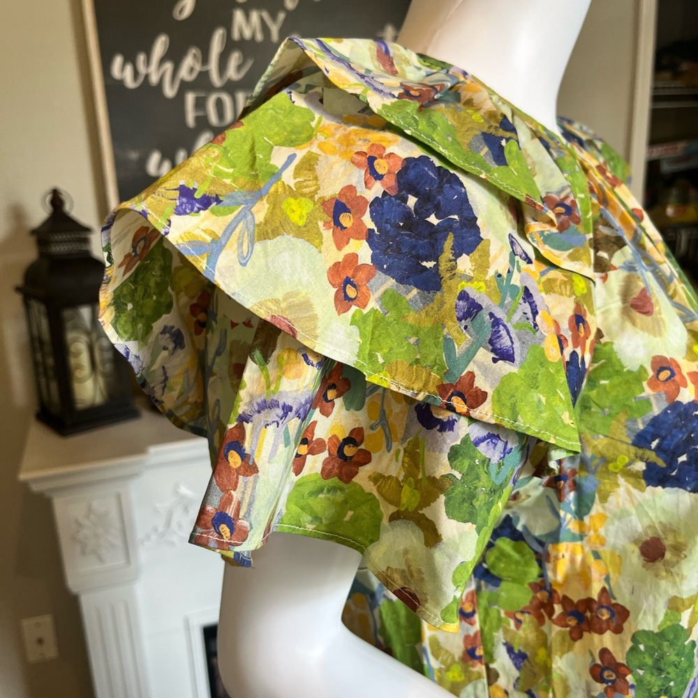 Entro Colorful Floral Blouse - Picture 3 of 10